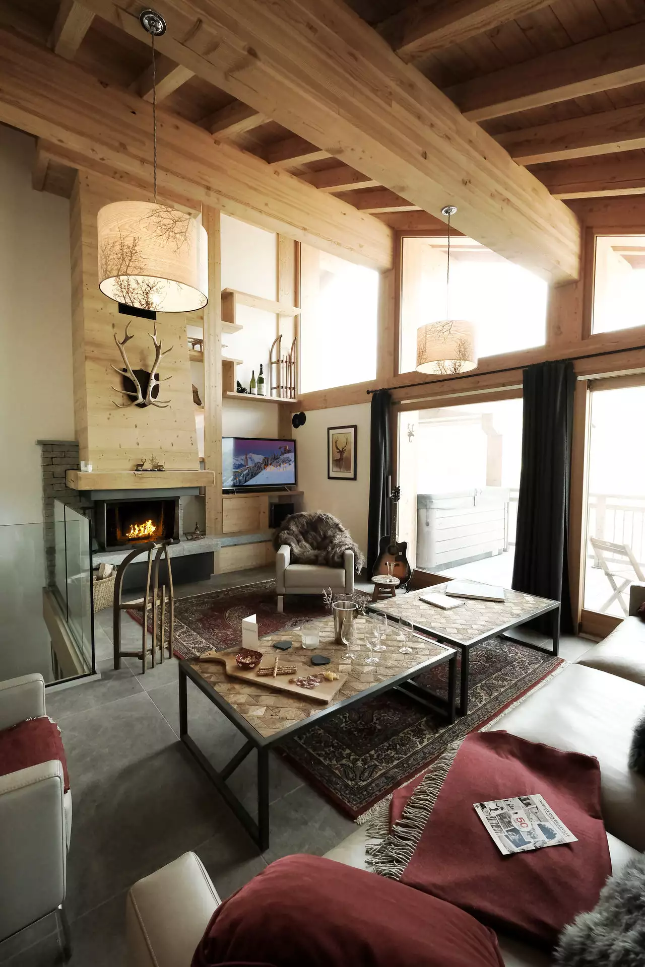 Chalet luxueux Cerf d'Or · Accès direct aux pistes · Wifi gratuit · Jacuzzi · Sauna · Garage