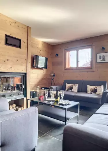 Spacious and cozy chalet · Fireplace · Jacuzzi · Hammam